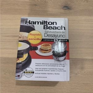 Breakfast sandwich maker by Hamilton Beach. Never opened.